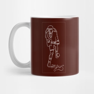 Angus lineart (red) Mug